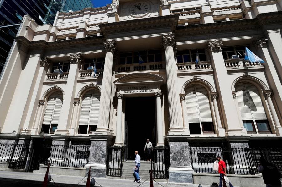 واجهة البنك المركزي الأرجنتيني