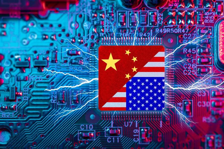 حرب الرقائق الإلكترونية بين الولايات المتحدة والصين