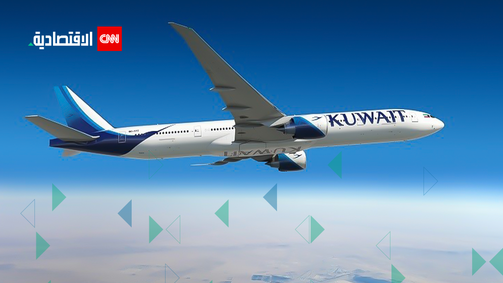 طائرة للخطوط الجوية الكويتية