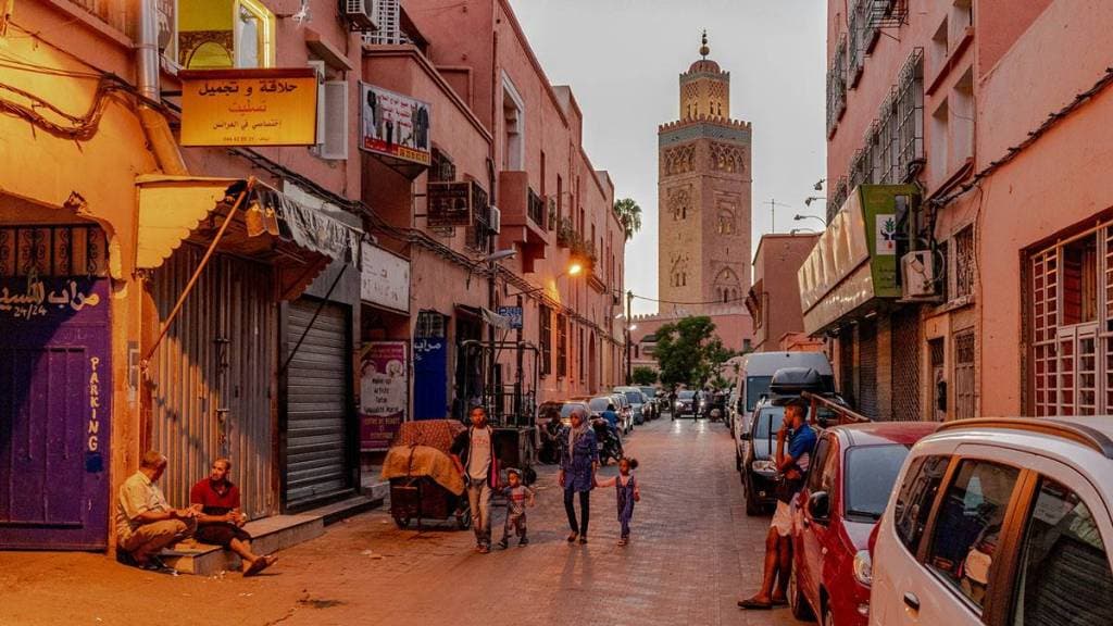 زلزال المغرب جامع الكتبية