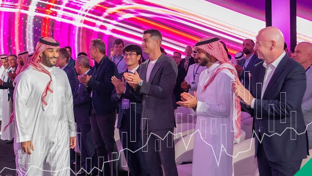 استقبال ولي العهد السعودي في مراسم إعلان اطلاق بطولة كأس العالم للرياضات الإلكترونية