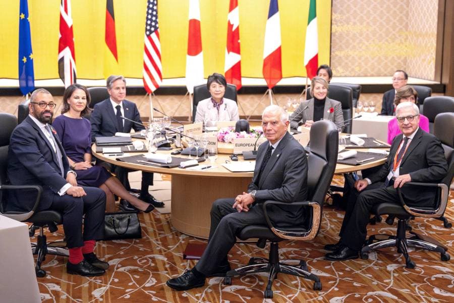 اجتماع وزراء خارجية دول مجموعة السبع