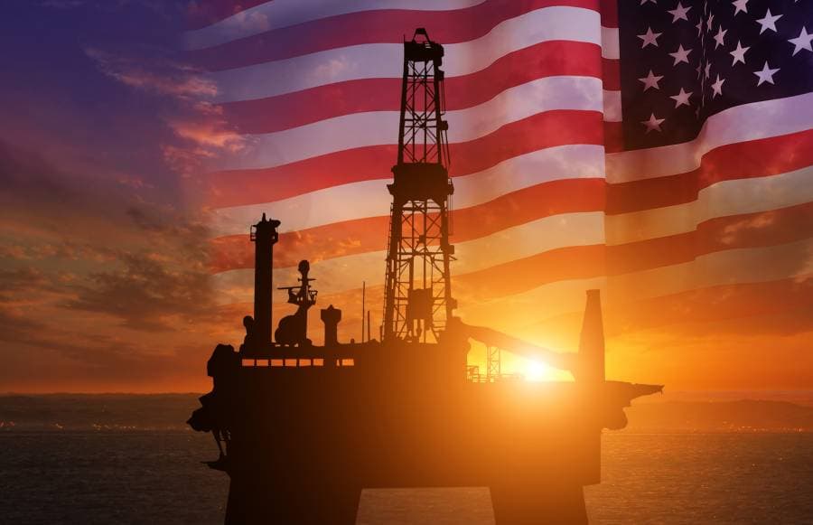 إنتاج النفط الخام في أميركا