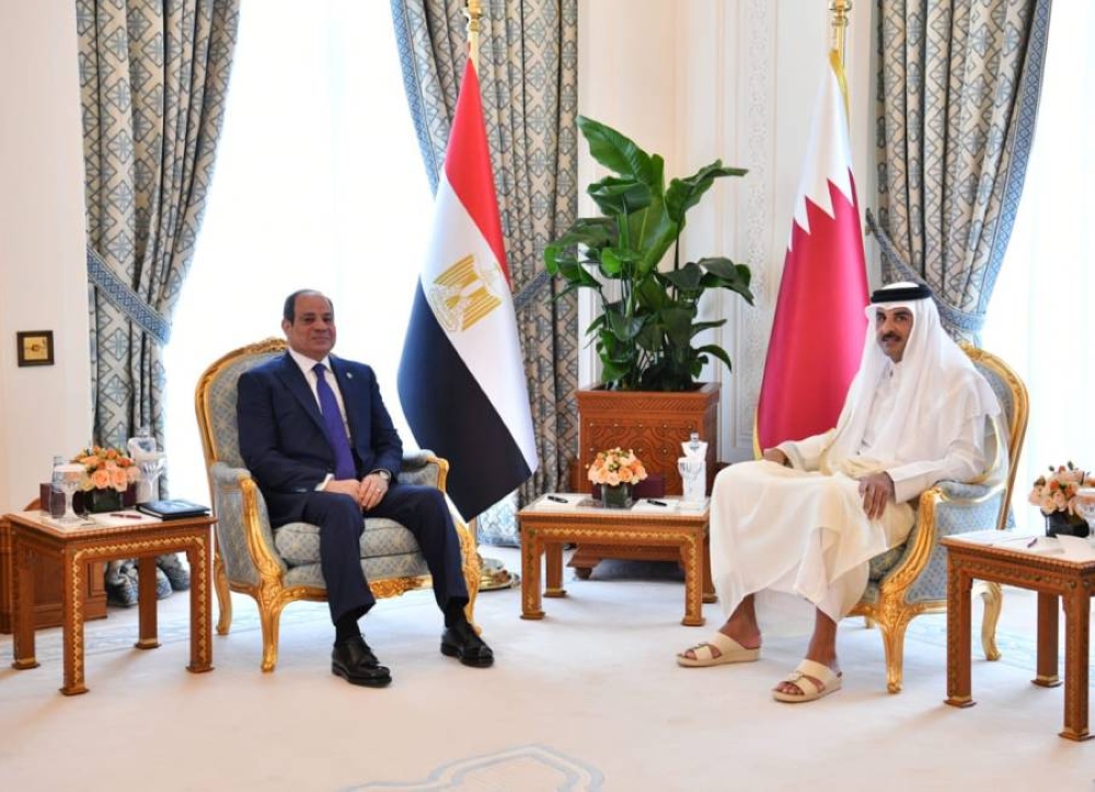  زيارة الرئيس المصري عبد الفتاح السيسي إلى الدوحة