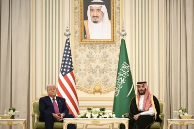 ترامب يشيد بالصفقات التجارية مع السعودية أثناء زيارته للمملكة