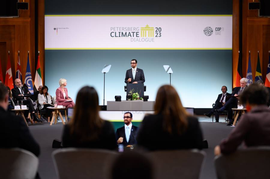 الجابر يدعو الدول المتقدمة لخطوات ملموسة للوفاء بالتزاماتها المالية قبل &laquo;COP 28&raquo;